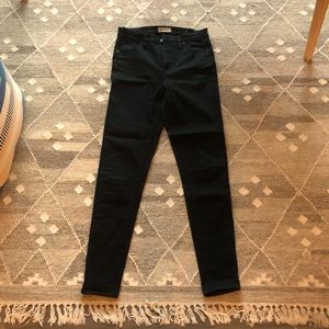 Madewell 10” High-Rise Skinny Jeans — Black